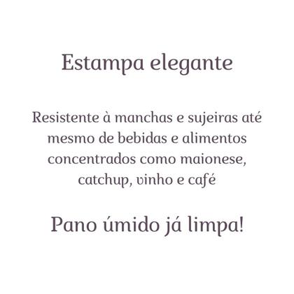 Imagem de Toalha de Mesa de Natal Retangular 6 Lugares Impermeável 1,40X2,10M Vermelha