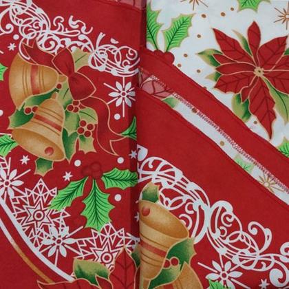 Imagem de Toalha De Mesa De Natal Retangular Para 6 Lugares 1,40x2,20m