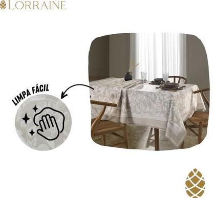 Imagem de Toalha De Mesa Dohler 8 Lugares 160x270 Renova Retangular