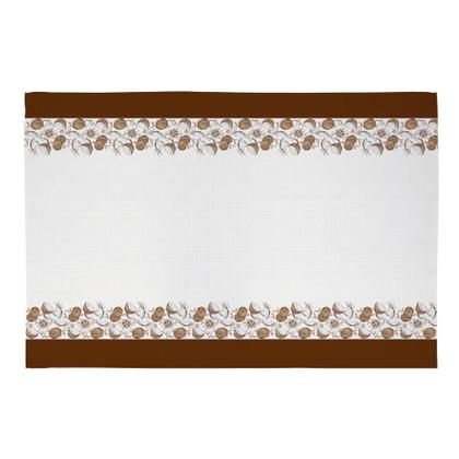 Imagem de Toalha de Mesa Elegance Retangular 8 Lugares 1,40m x 2,60m Cocos Teka