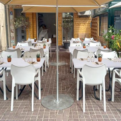 Imagem de Toalha de mesa Enjoyidea, mesa retangular ajustada de 6 pés, pacote com 6 unidades, branca