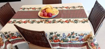 Imagem de Toalha De Mesa Estampada 2,50m X 1,45m Ideal Para 8 Lugares
