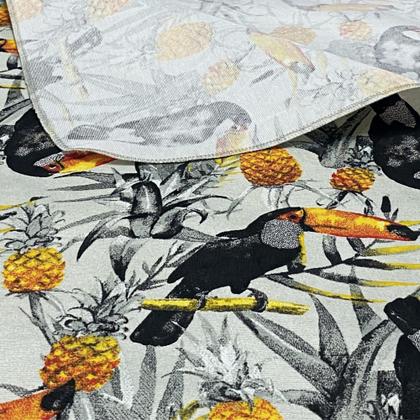 Imagem de Toalha De Mesa Estampada Aves Pássaros