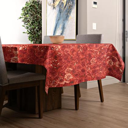 Imagem de Toalha De Mesa Estampada Quadrada 4 Lugares 1,40 X 1,40