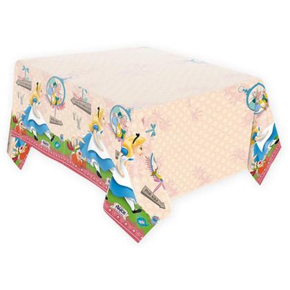 Imagem de Toalha de mesa Festa Alice Disney Decoração aniver 120x220cm