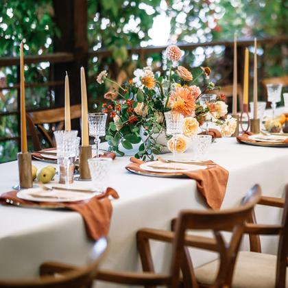 Imagem de Toalha de mesa Fixwal, elastano de 8 pés, pacote com 10 unidades para mesa retangular