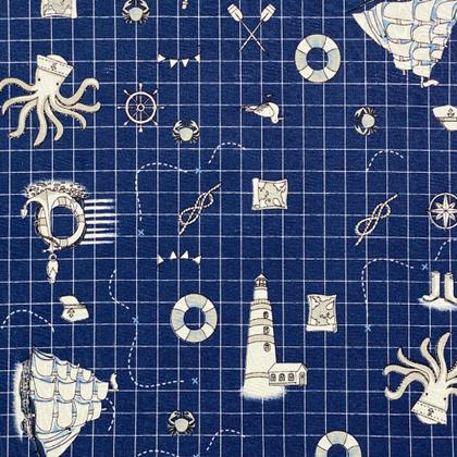 Imagem de Toalha de Mesa Fundo do Mar Praia Retangular 8 Lugares 1,40 x 2,40