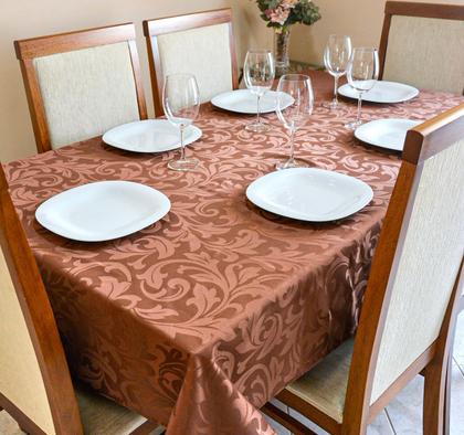 Imagem de Toalha de Mesa Jacquard 06 Lug Cozinha Retangular Tecido