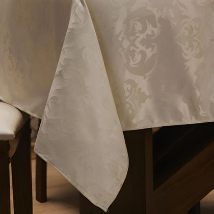 Imagem de Toalha De Mesa Jacquard 12 Lugares Retangular Tecido Detalhe