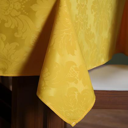 Imagem de Toalha De Mesa Jacquard 12 Lugares Retangular Tecido Detalhe