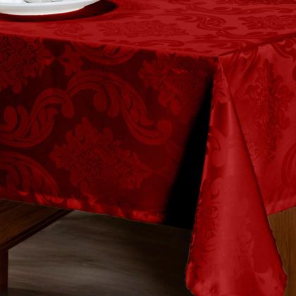 Imagem de Toalha De Mesa Jacquard Retangular 6 Lugares Jacard 2,00 Mts