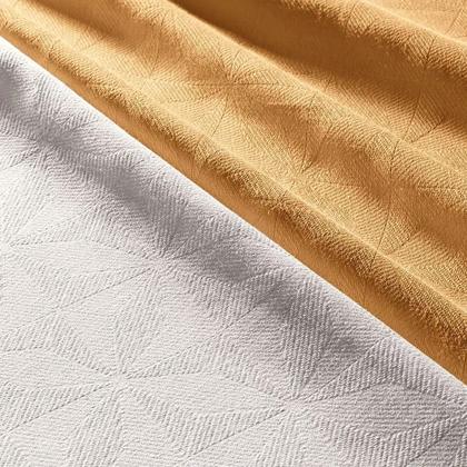 Imagem de Toalha de Mesa Karsten Sempre Limpa Caetano Retangular 8 Lugares Mel