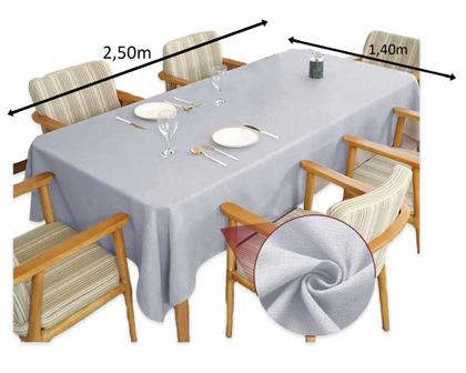 Imagem de Toalha de mesa Linho Rustico para 8 lugares 1,40 x 2,50m