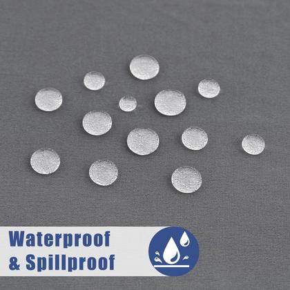 Imagem de Toalha de mesa Moosfor Round Spandex impermeável para 45-56 mesas