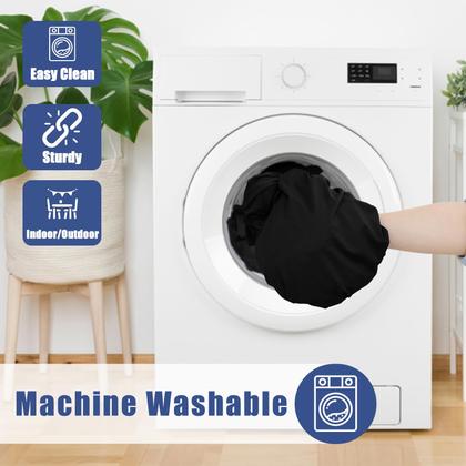 Imagem de Toalha de mesa Moosfor Round Spandex impermeável para mesa de 57-68 polegadas