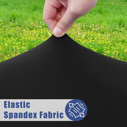 Imagem de Toalha de mesa Moosfor Round Spandex impermeável para mesa de 57-68 polegadas