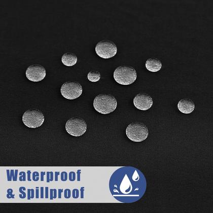 Imagem de Toalha de mesa Moosfor Round Spandex impermeável para mesa de 57-68 polegadas