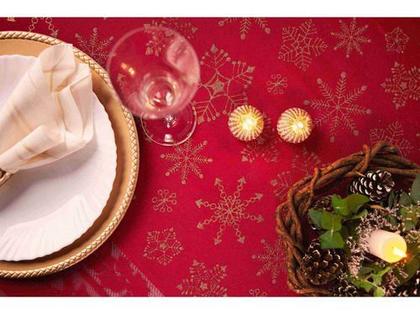 Imagem de Toalha De Mesa Natal De Renda 8 Lugares 2,50x1,55m- Lepper