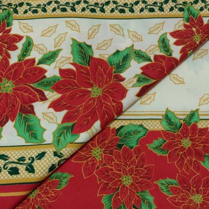 Imagem de Toalha De Mesa Natal Redonda 4 Cadeiras/lugares 1,40m Oxford