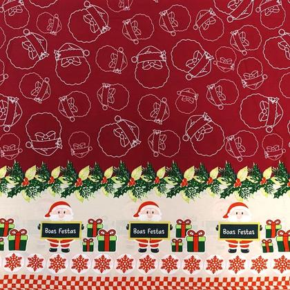 Imagem de Toalha de Mesa Natalina 4, 6, 8, 10, 12, 14 Lugares Oxford Decoração de Natal