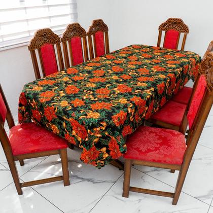 Imagem de Toalha de Mesa Natalina 4 Lugares 1,50m x 1,40m Oxford Estampado