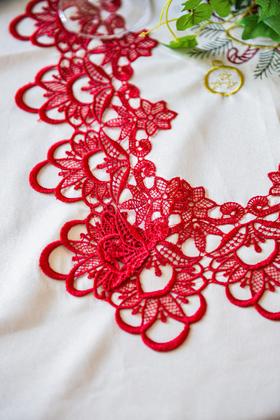 Imagem de Toalha De Mesa Natalino Branco 8 Lugares Rafimex