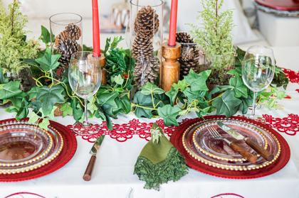 Imagem de Toalha De Mesa Natalino Branco 8 Lugares Rafimex