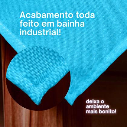 Imagem de Toalha De Mesa Oxford Tecido Grosso Retangular 8 Lugares