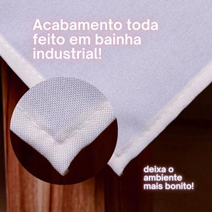 Imagem de Toalha De Mesa Oxford Tecido Grosso Retangular 8 Lugares