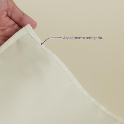 Imagem de Toalha De Mesa Para 6 Lugares 1 Peça Tecido Oxford Basica Palha