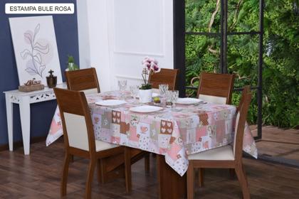 Imagem de Toalha De Mesa para 6 Lugares pra mesa Retangular Várias Estampas