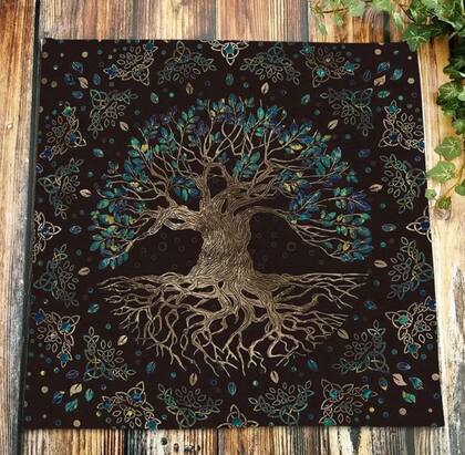 Imagem de Toalha De Mesa Para Tarô Pano P/ Altar Esotérico Decoração15