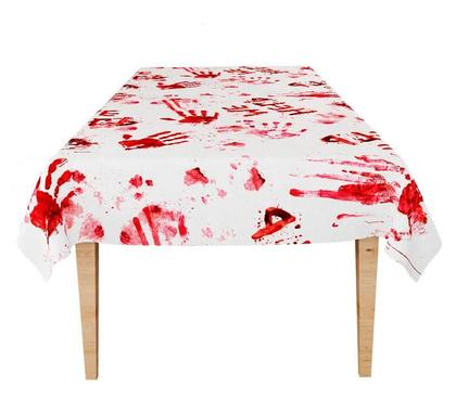 Imagem de Toalha de mesa plastica  decoração halloween 1,80m x 1,20m