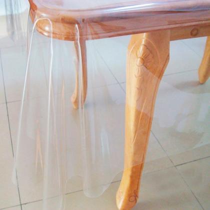 Imagem de Toalha de Mesa Plástica Transparente PVC 2,00mt X 1,40mt - 0,15mm