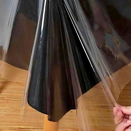 Imagem de Toalha De Mesa Plástico Transparente 2,20mx1,40m 4/6 Lugares
