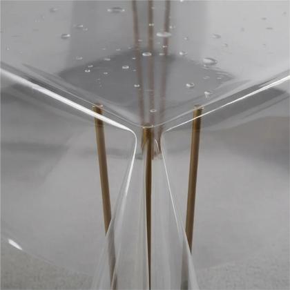 Imagem de Toalha De Mesa Plástico Transparente 3,50m X 1,80m Protetora