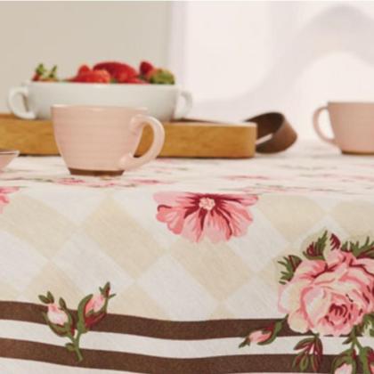 Imagem de Toalha de Mesa POP 4 Lugares Redonda 155m Estampada