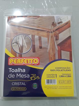 Imagem de Toalha de Mesa Protetora Transparente Cristal