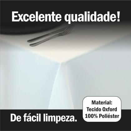 Imagem de Toalha de Mesa Quadrada 4 Lugares 1,40 x 1,40 Lisa