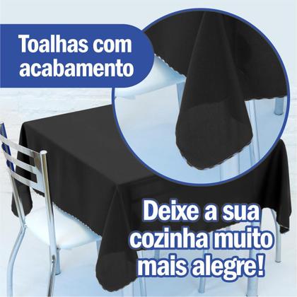 Imagem de Toalha de Mesa Quadrada 4 Lugares 1,40 x 1,40 Lisa