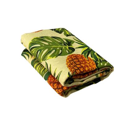 Imagem de Toalha de Mesa Quadrada Estampa Abacaxi 1,40 x 1,40