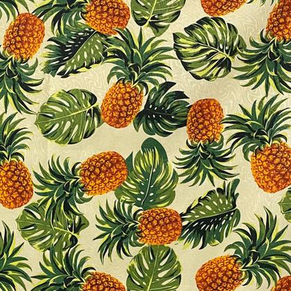 Imagem de Toalha de Mesa Quadrada Estampa Abacaxi 1,40 x 1,40