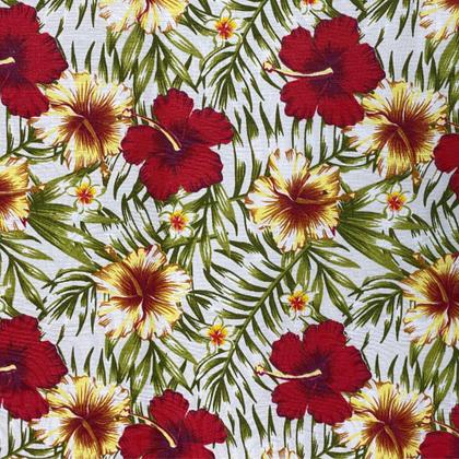 Imagem de Toalha de Mesa Quadrada Estampa Floral Flores 1,40 x 1,40