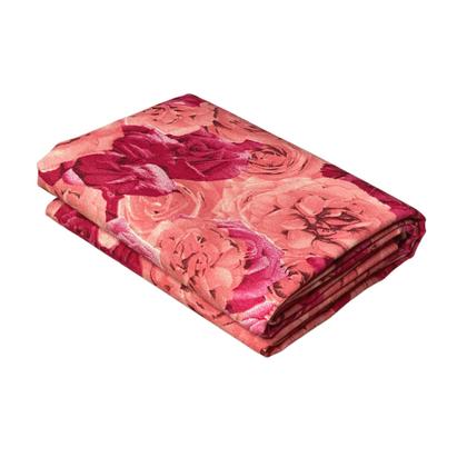 Imagem de Toalha de Mesa Quadrada Estampa Floral Flores 1,40 x 1,40