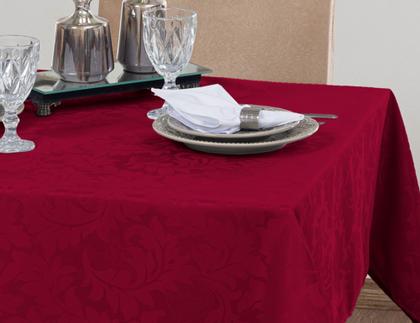 Imagem de Toalha De Mesa Quadrada Sala Jantar Jacquard 4 Lugares