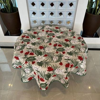 Imagem de Toalha De Mesa Redonda 8 Lugares 2,20m