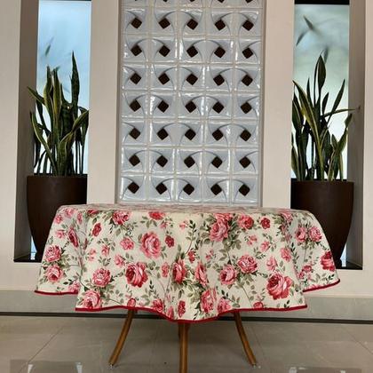 Imagem de Toalha De Mesa Redonda 8 Lugares 2,20m