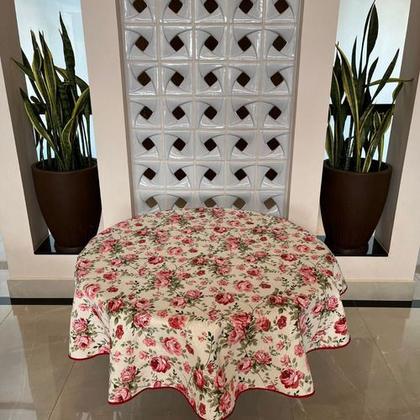 Imagem de Toalha De Mesa Redonda 8 Lugares 2,20m