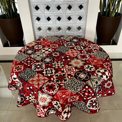 Imagem de Toalha De Mesa Redonda 8 Lugares 2,20m