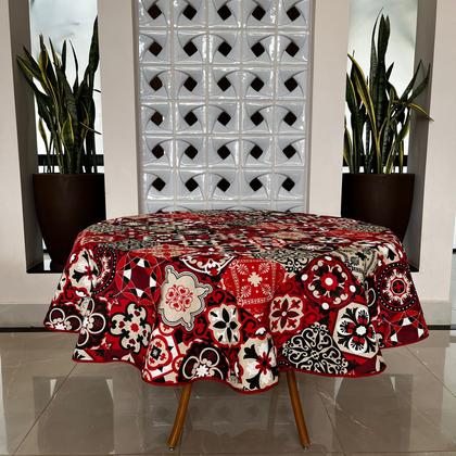 Imagem de Toalha De Mesa Redonda 8 Lugares 2,20m